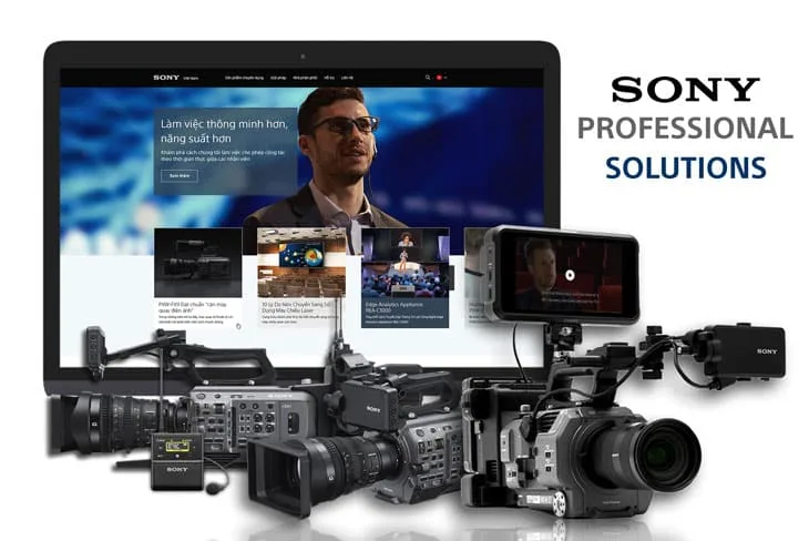 Nhân Gia Phát Thiết Kế website sony centre
