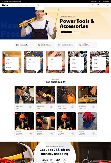 Mẫu thiết kế website bán hàng 02